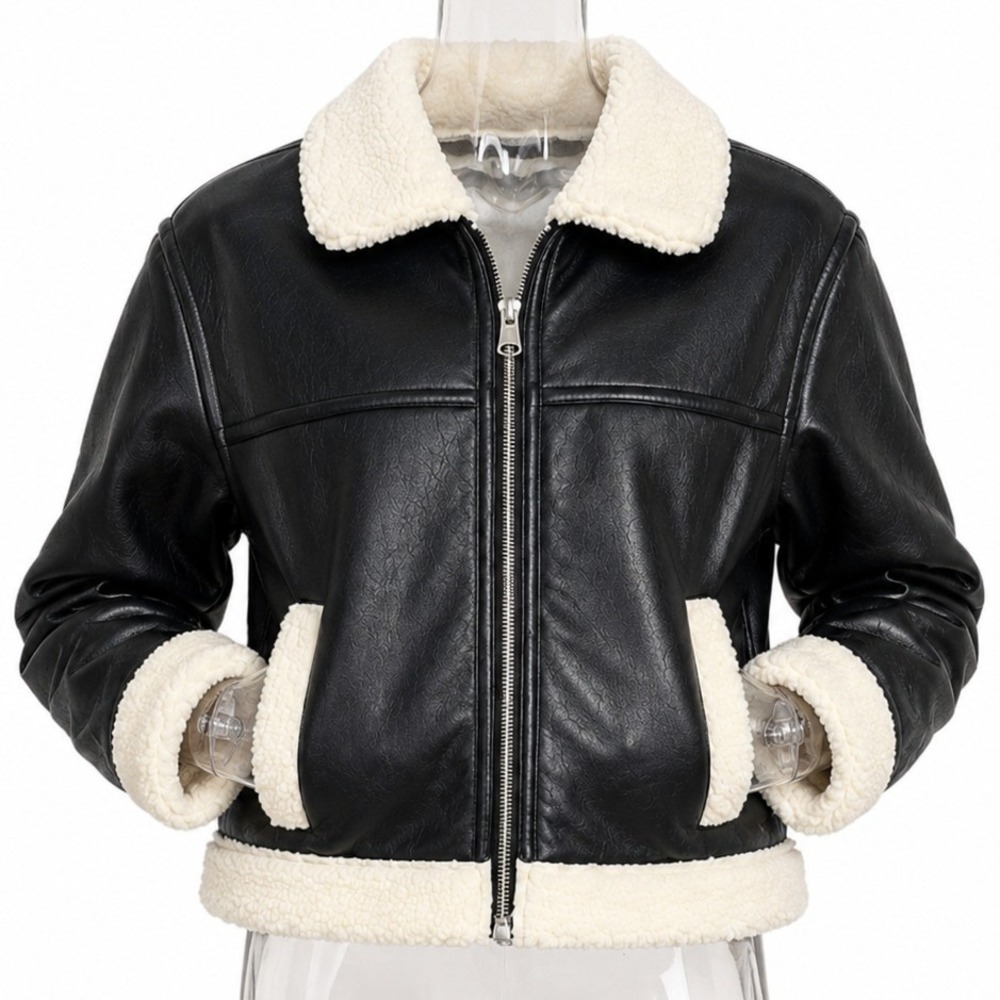 New Look Kids Jacket Small Faux Fur lined SKUK098